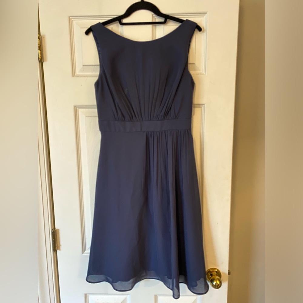 Navy blue size 6 Aria dress. Worn once as a bridesmaid.